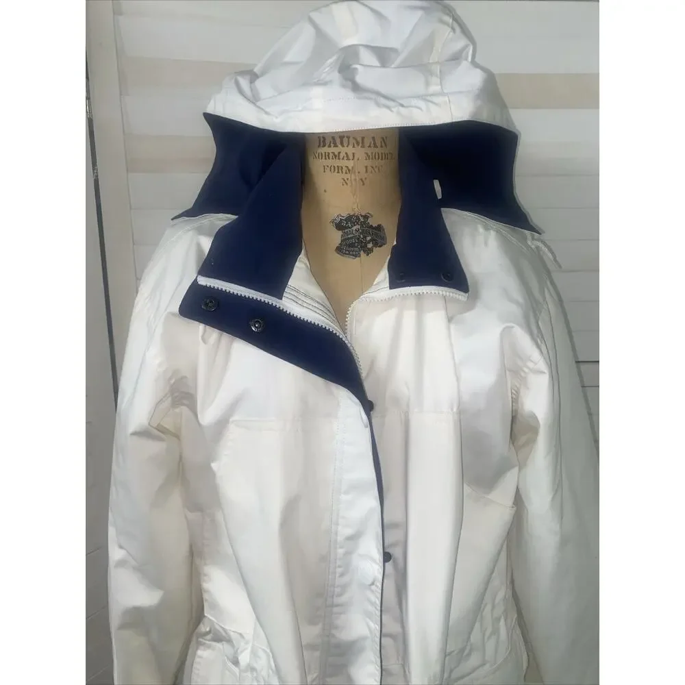 80s 90s St. John’s Bay Lined Collar All Weather Jacket Barn Chore Coat Sz Medium